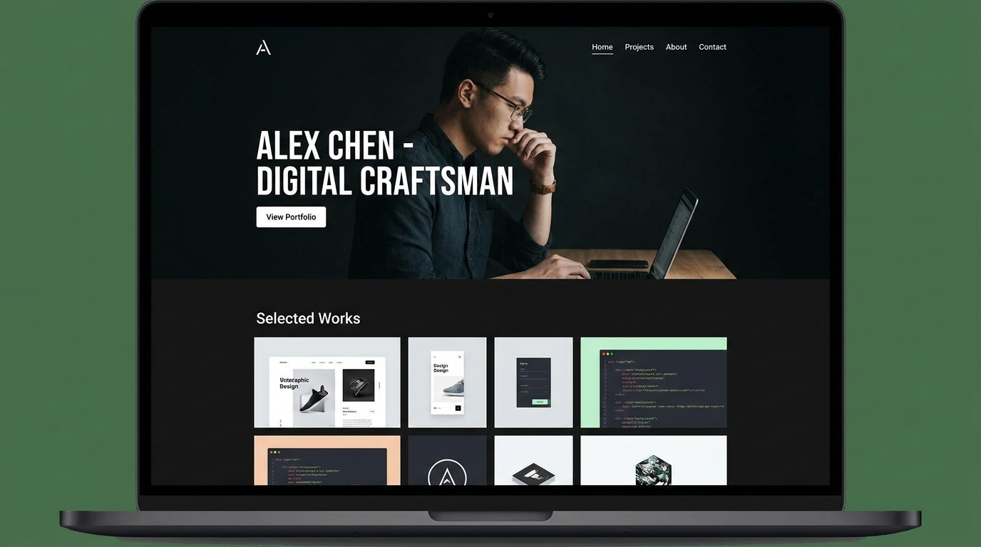 Personal Website & Portfolio screenshot