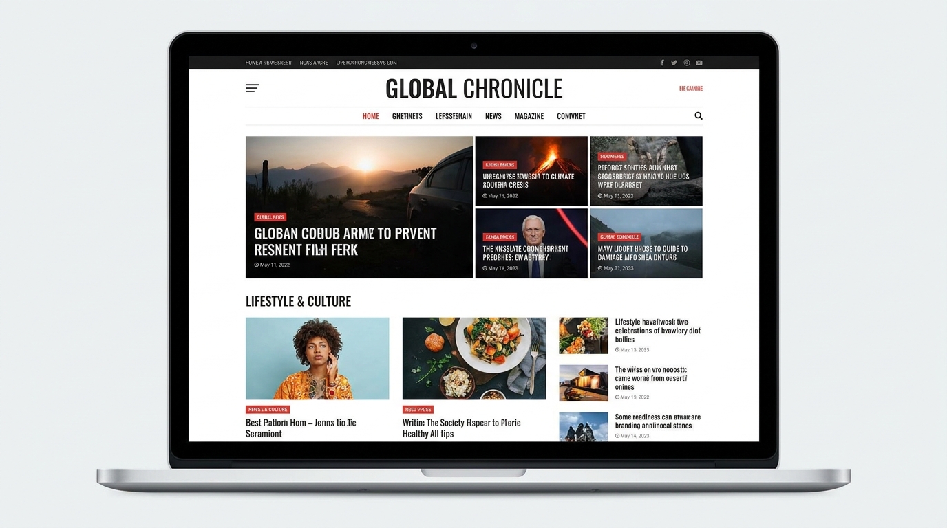 News & Magazine Website